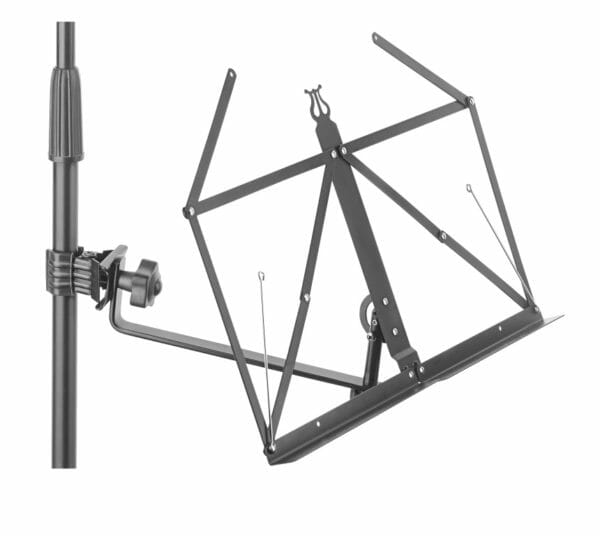 Stagg Foldable Music Stand Arm With Clamp And Lyra Design