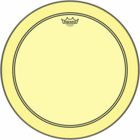 Remo 18" Powerstroke 3 Colortone Bass Drumhead - Yellow