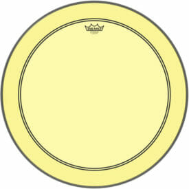 Remo 24" Powerstroke 3 Colortone Bass Drumhead - Yellow