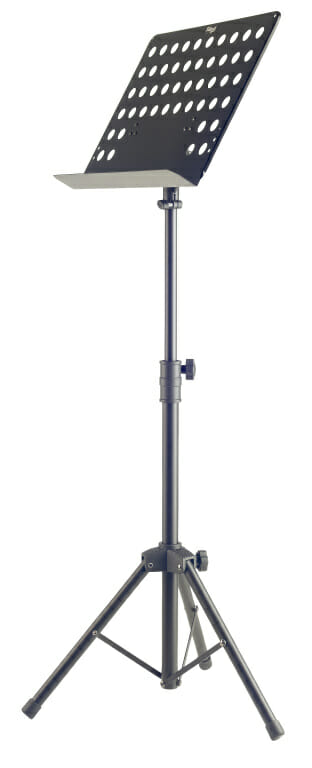 Stagg Basic Orchestral Music Stand W/Metal Music Rest (+Punched Holes)