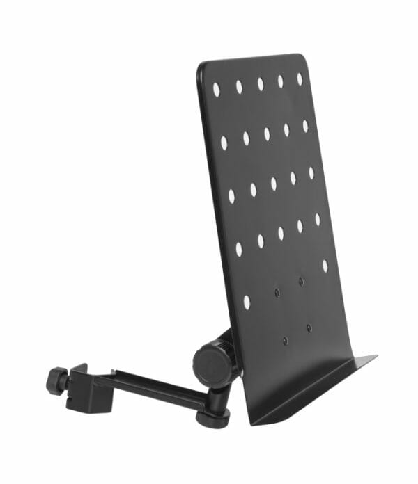 Stagg Small Perforated Music Stand Plate With Attachable Holder Arm