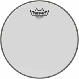 Remo 10" Ambassador Smooth White