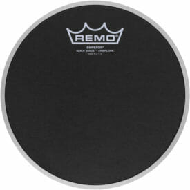 Remo 8" Crimplock Emperor Black Suede Drum Head
