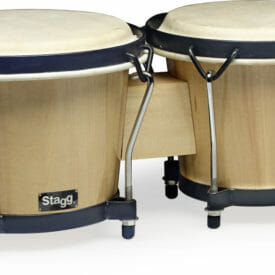 Stagg 6" & 7" Traditional Wooden Bongo Set
