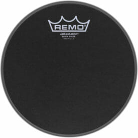 Remo Black Suede Ambassador 08" Drum Head
