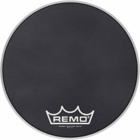 Remo 16" Powermax Black Suede Marching Bass Drum Head
