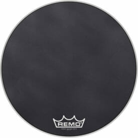 Remo 24" Powermax Black Suede Marching Bass Drum Head