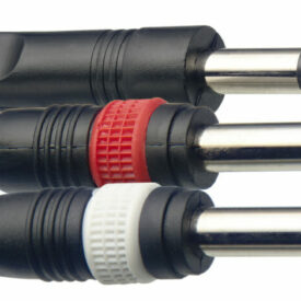Stagg Y Cable, Jack/Jack (M/M), 6 M (20')