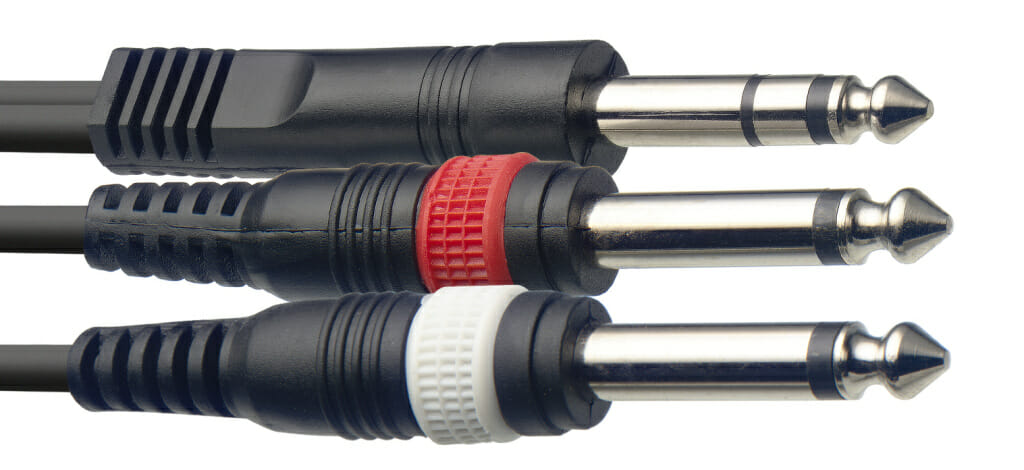 Stagg Y Cable, Jack/Jack (M/M), 6 M (20')