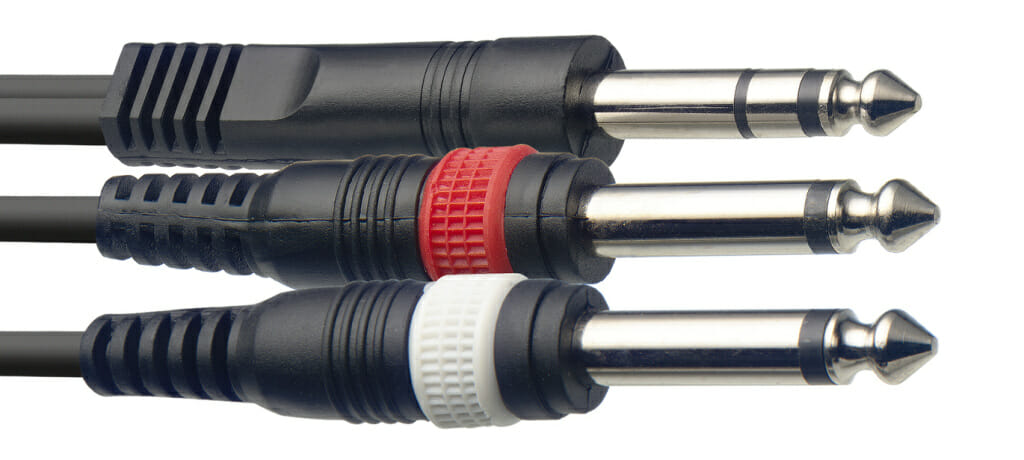 Stagg Y Cable, Jack/Jack (M/M), 3 M (10')