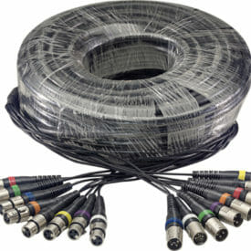 Stagg 30 M/100 Ft. Multicore Cable - 8 X F. Xlr/8 X M