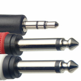 Stagg Y Cable, Mini Jack/Jack (1M/2M), 1 M (3')