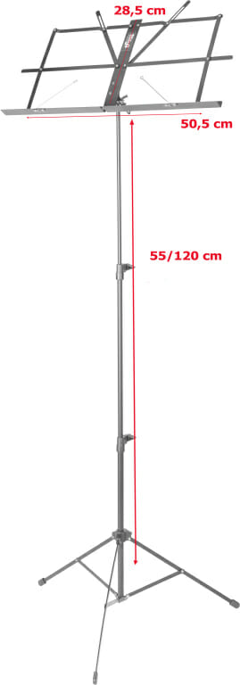 Stagg 3-Section Steel Music Stand