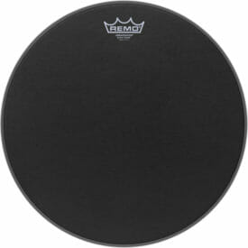 Remo 15" Black Suede Ambassador