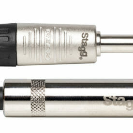 Stagg N Series Audio Cable, Jack/Jack (M/F), Stereo, 3 M (10')