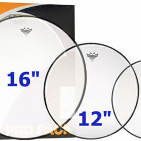 Remo Emperor Coated Rock Fusion Pro Pack 10" 12" 16"