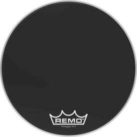 Remo 20" Powermax Ebony Crimplock Marching Bass Drum Head