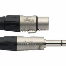 Stagg N Series Audio Cable Jack/Xlr (M/F) Stereo 1 M (3')