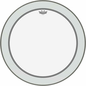Remo 26" Powerstroke 3 Clear Bass Drum Head with Clear Dot