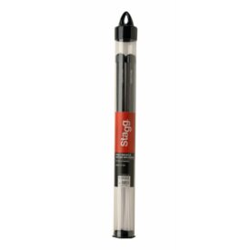 Stagg Polybristle Nylon Brushes With Black Rubber Handle Grip