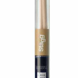 Stagg Maple Combo-Tip Drumsticks With 5A Wooden Tip And 30 Mm Round Felt Head - Pair