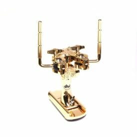 DW Bass Drum Double Tom Mount Gold