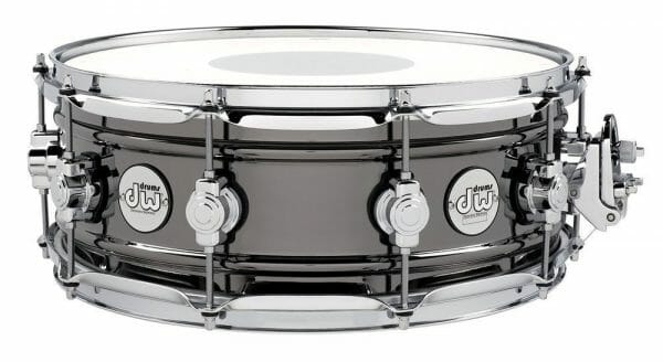 DW Snare Drum Design Black Brass 14 x 5.5 Twin Beaded