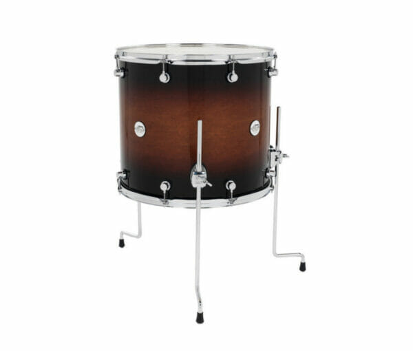 DW Design Series 18" x 16" Floor Tom Gloss Lacquer, Tobacco Burst