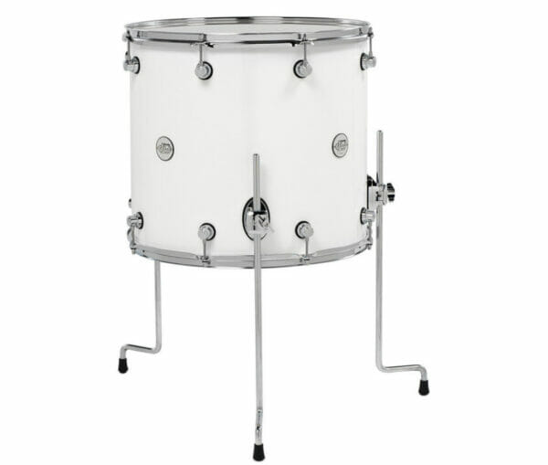 DW Design Series 18" x 16" Floor Tom Gloss Lacquer, White DW Design Series 18" x 16" Floor Tom Gloss Lacquer, White