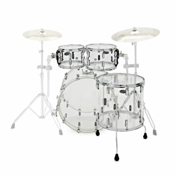 Pearl Crystal Beat 22" Ultra Clear 4 Piece Acrylic Drum Kit