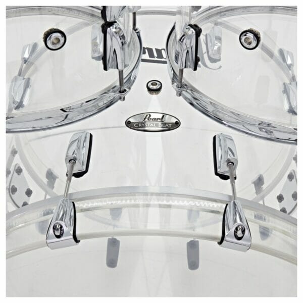 Pearl Crystal Beat 22" Ultra Clear 4 Piece Acrylic Drum Kit