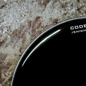 Code 18” Enigma Black Bass Drum Head