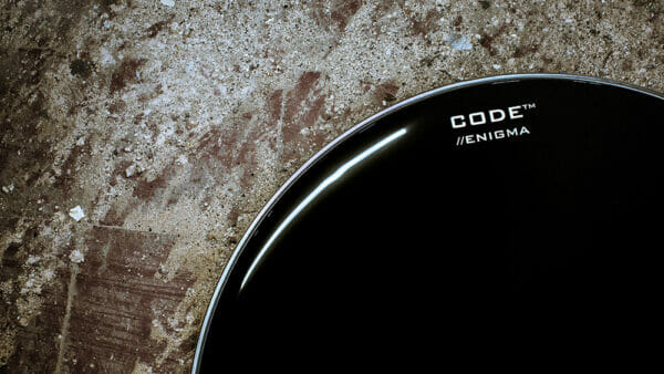 Code 18” Enigma Black Bass Drum Head