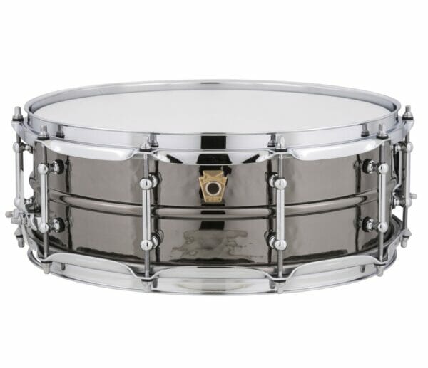 Ludwig 14x5" Black Beauty Hammered Shell Snare Drum, Tube Lugs