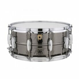 Ludwig 14x6.5" Black Beauty Hammered Shell Snare Drum, Imperial Lugs