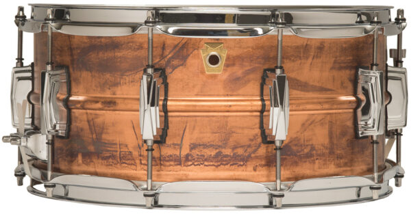 Ludwig 14x6.5" Raw Copper Snare Drum with Imperial Lugs