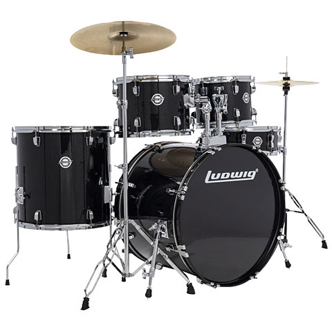 Ludwig Accent Fuse Black Sparkle 1