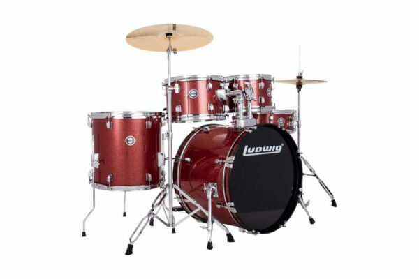 Ludwig Accent Fuse Red Sparkle 1