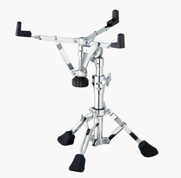 For 12" to 15" Diameter Snare Drums 28.6mm Diameter Base Section Tubing Low Position Setting Basket Quick-Set Tilter Gride-Tite Grip Joint Double Braced Legs Weight: 3.3kg (7.4lbs) Height Adjustment Range: 385mm - 530mm (15 3/16" - 20 7/8")