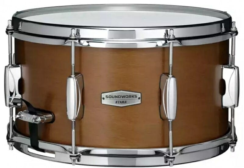 Trống Snare TAMA Soundworks Kapur DKP137-MRK 13x7 inch Kapur Nâu Mờ (Matte Brown Kapur) https://www.drumcentral.co.uk/wp-content/uploads/2020/08/dkp137.jpg