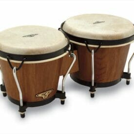 Latin Percussion LP810002 CP Traditional Bongos - Dark Wood
