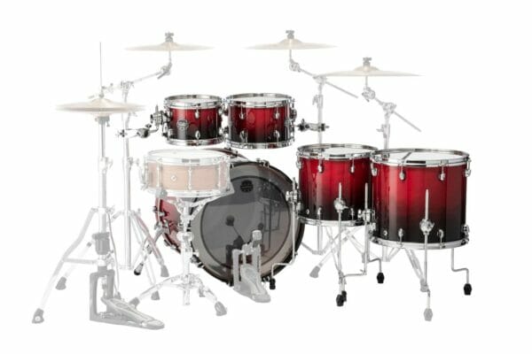 Mapex Saturn Scarlet Fade 5pc 2
