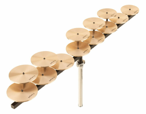 Sabian NEW CROTALE SET(13) LOW 1 OCTAVE w/BAR & BASE
