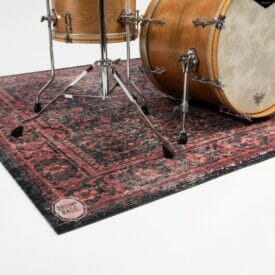 Drum N Base Vintage Persian Drum Stage Rug Red And Black  - 185 X160cm - Image 3