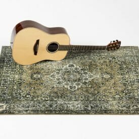 Drum N Base Vintage Persian Stage Rug 130cm X 90cm - Green - Image 9