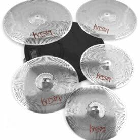 Kasza "Quiet On The Set Series" Cymbals (4 piece with bag)