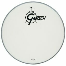 Gretsch USA 18" Ambassador Coated Logo Bass Drum Head