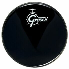 Gretsch USA 18" Ambassador Ebony Logo Bass Drum Head