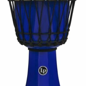 Djembe World 7-inch Rope Tuned Circle Blue