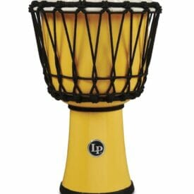 Djembe World 7-inch Rope Tuned Circle Yellow